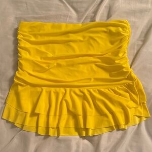 Windsor canary yellow mini skirt. Size S.